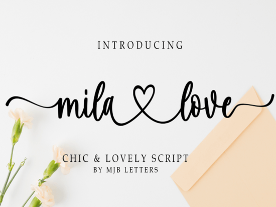 Mila Love Font